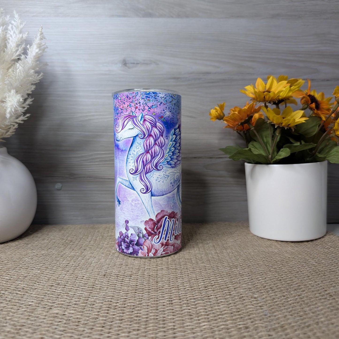 Unicorn Dreams 15oz Tumbler, Can be personalized