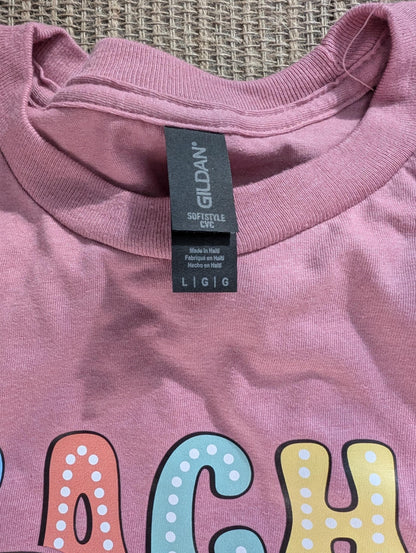 Teacher Shirt, Unisex Gildan Softstyle T-Shirt, Adult Size Large