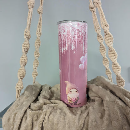 Valentine Gnome Love Tumbler