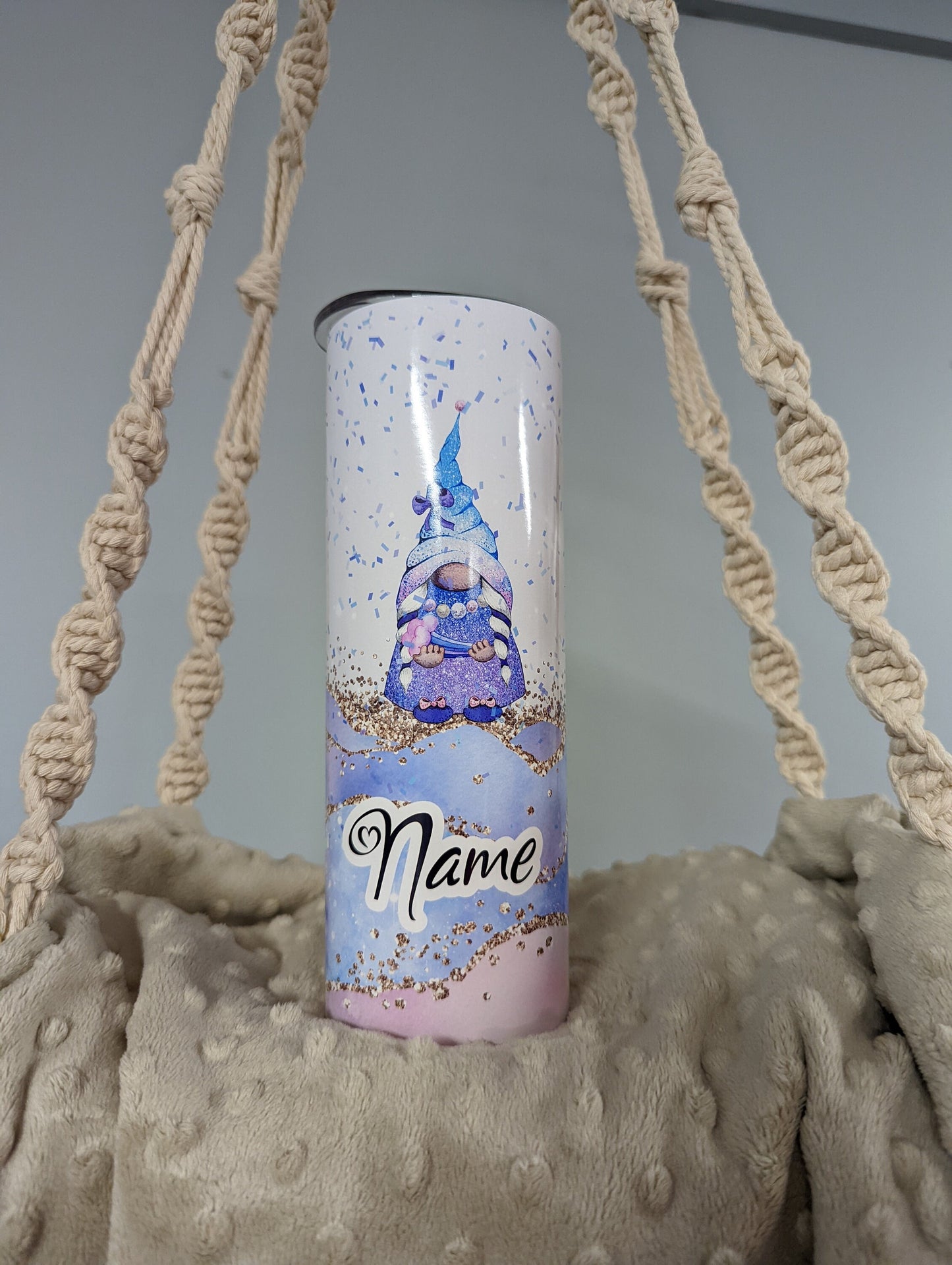 Watercolor Gnome Tumbler
