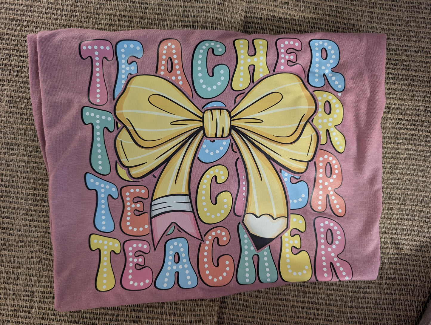 Teacher Shirt, Unisex Gildan Softstyle T-Shirt, Adult Size Large