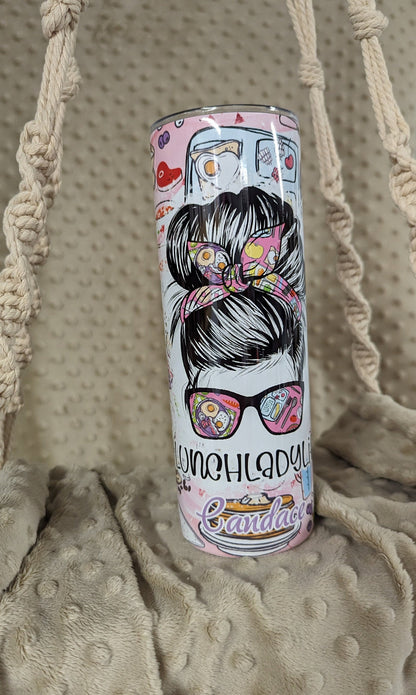 Personalized Lunch Lady Life Tumbler