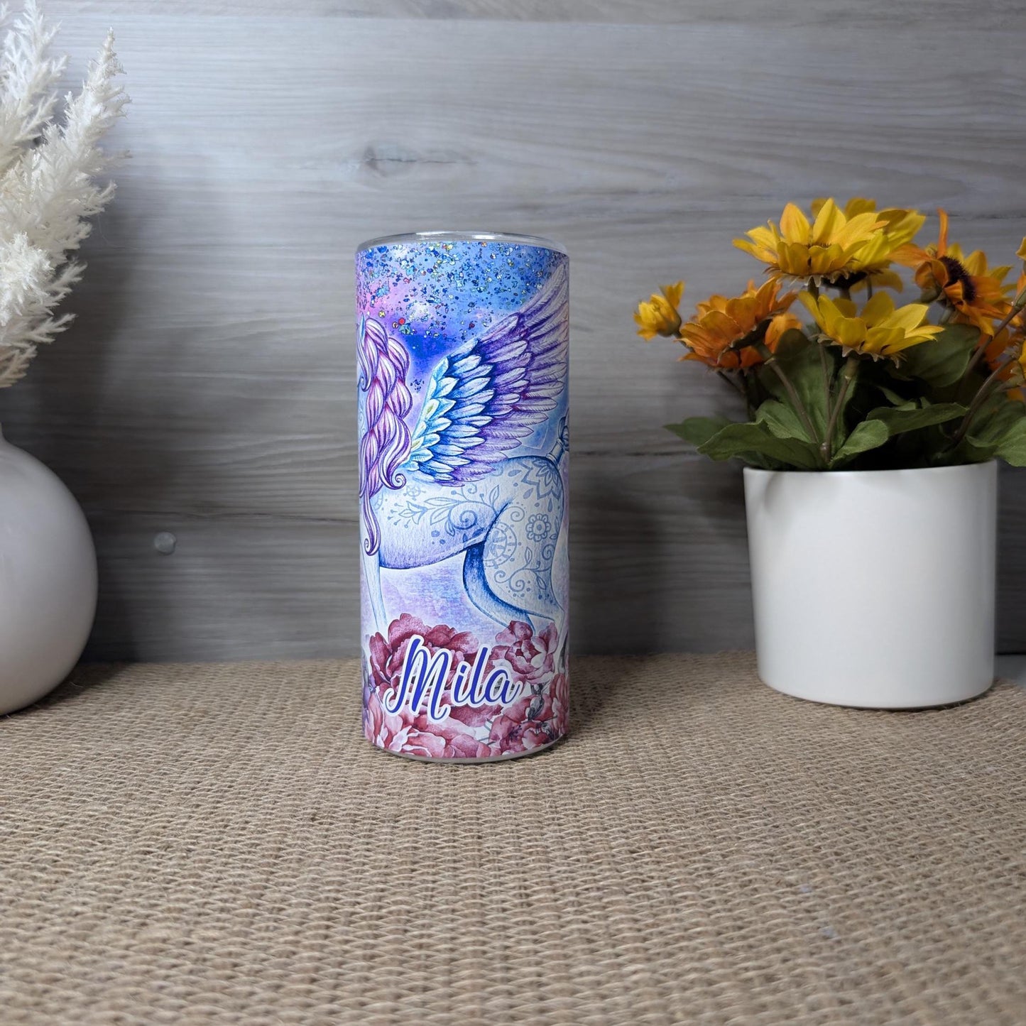 Unicorn Dreams 15oz Tumbler, Can be personalized