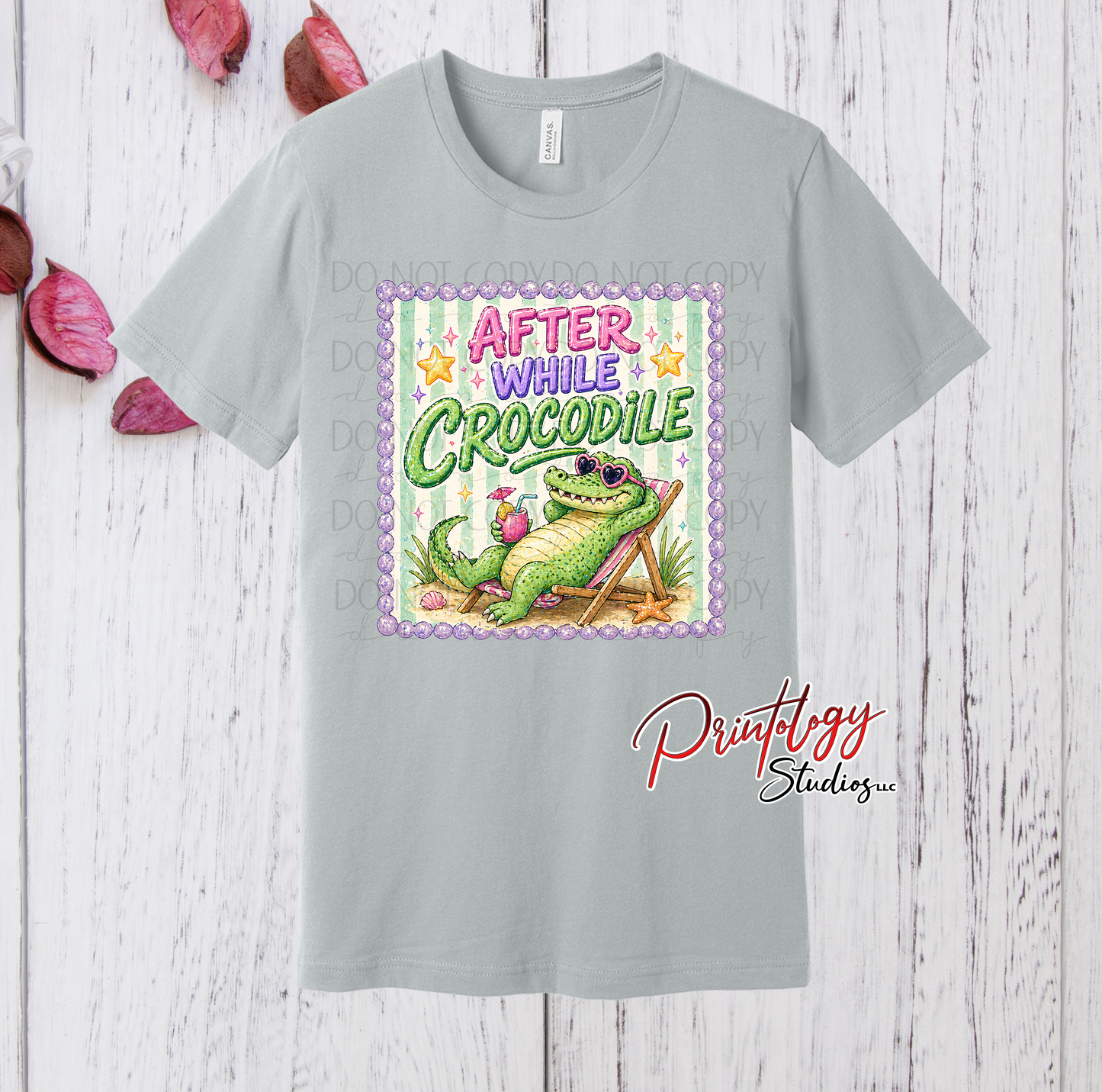 After While Crocodile  Graphic T-Shirt