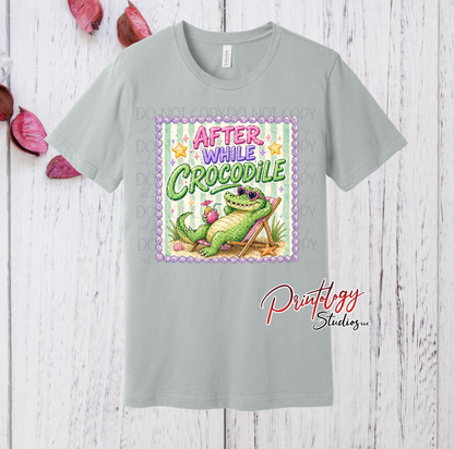 After While Crocodile  Graphic T-Shirt