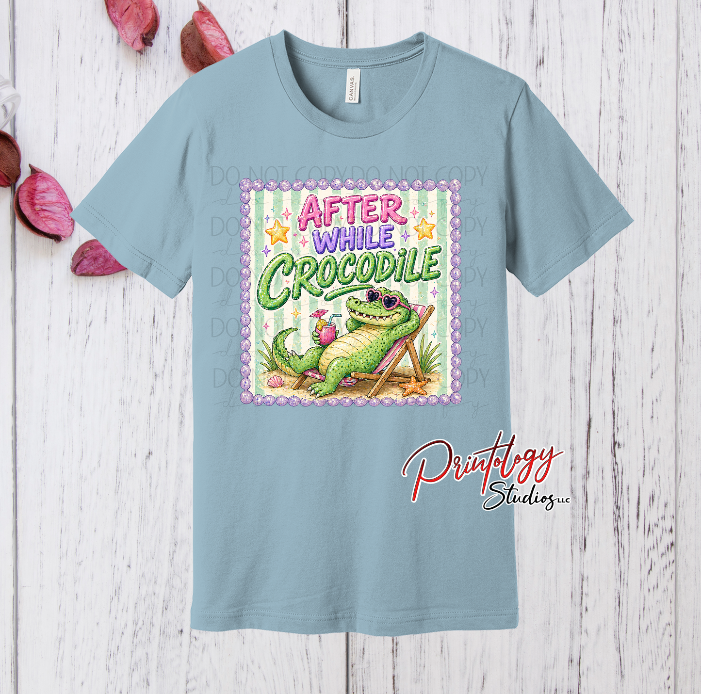 After While Crocodile  Graphic T-Shirt