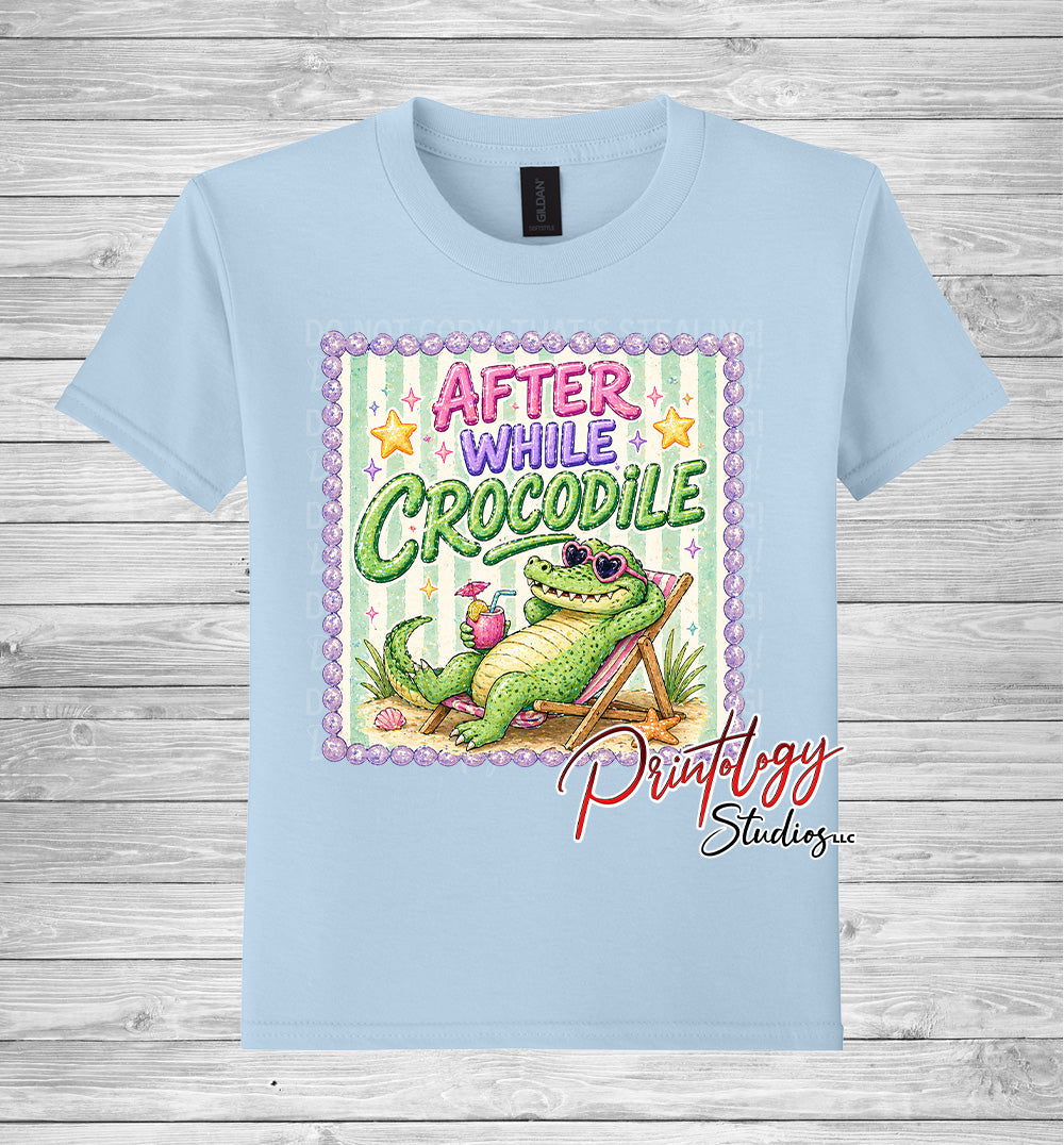 Youth After While crocodile T-Shirt
