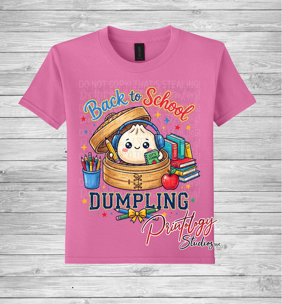 Youth Back To School Dumpling Shirt