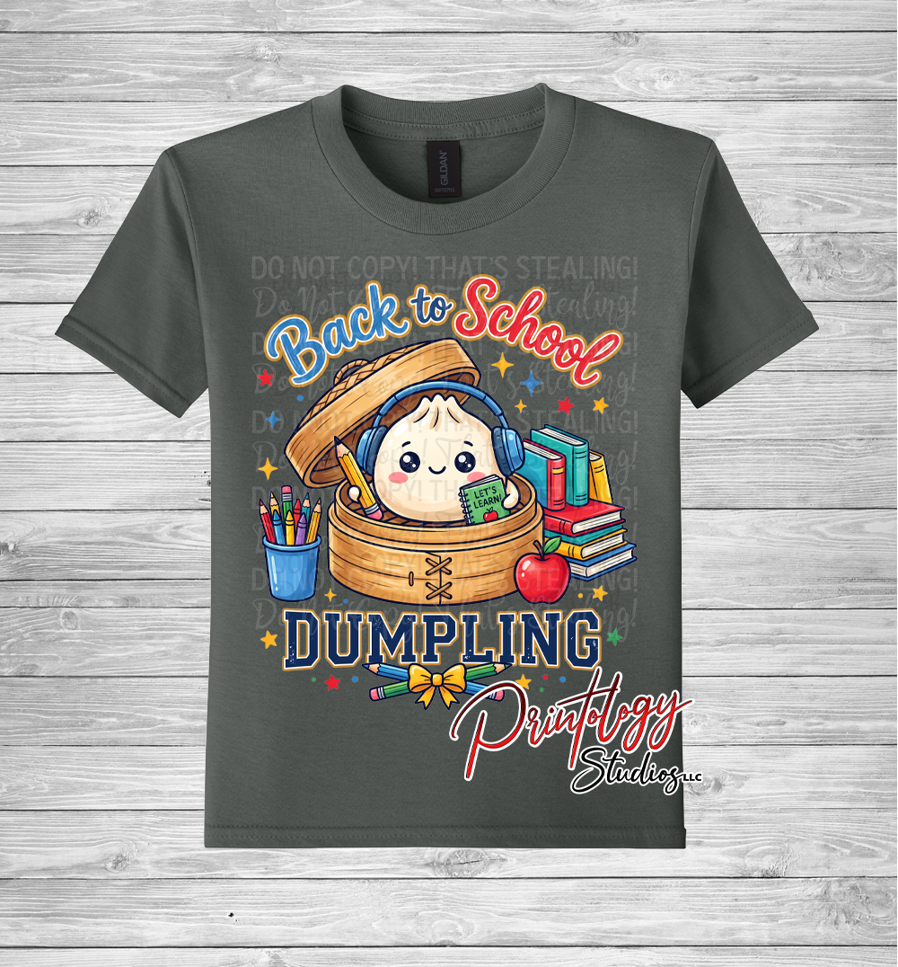 Youth Back To School Dumpling Shirt
