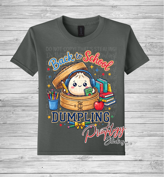 Youth Back To School Dumpling Shirt