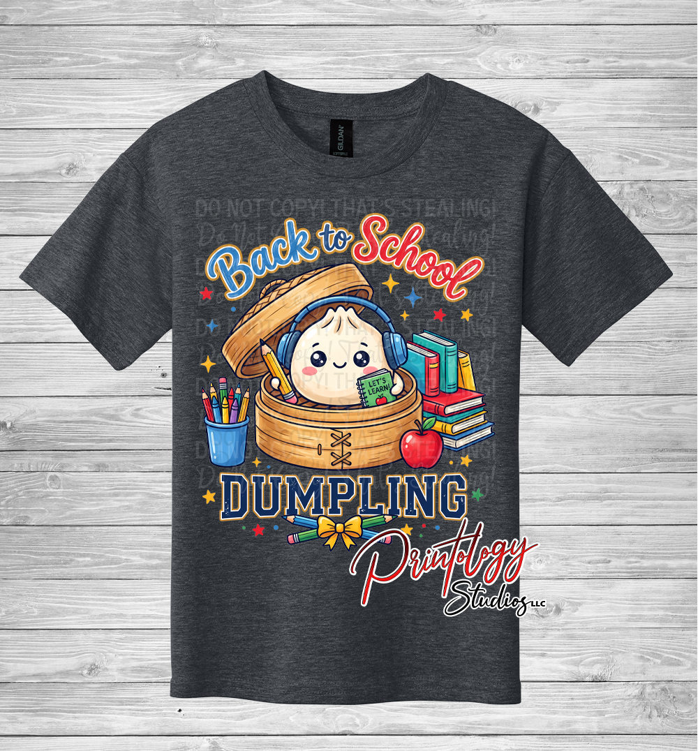 Youth Back To School Dumpling Shirt