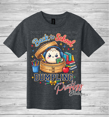 Youth Back To School Dumpling Shirt