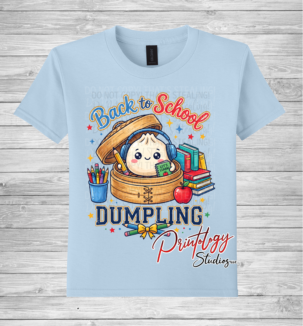 Youth Back To School Dumpling Shirt