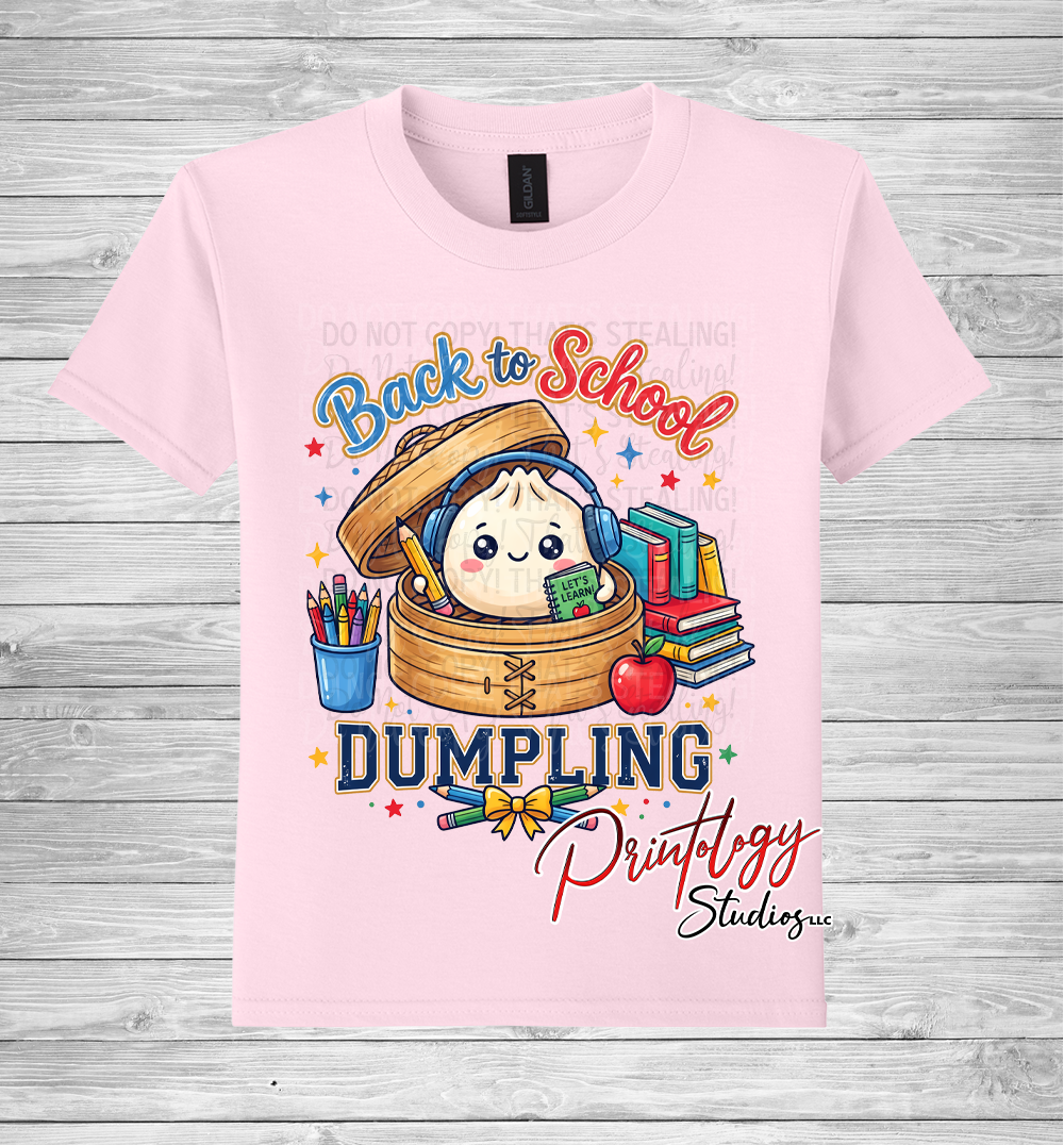 Youth Back To School Dumpling Shirt