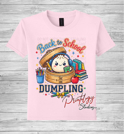 Youth Back To School Dumpling Shirt