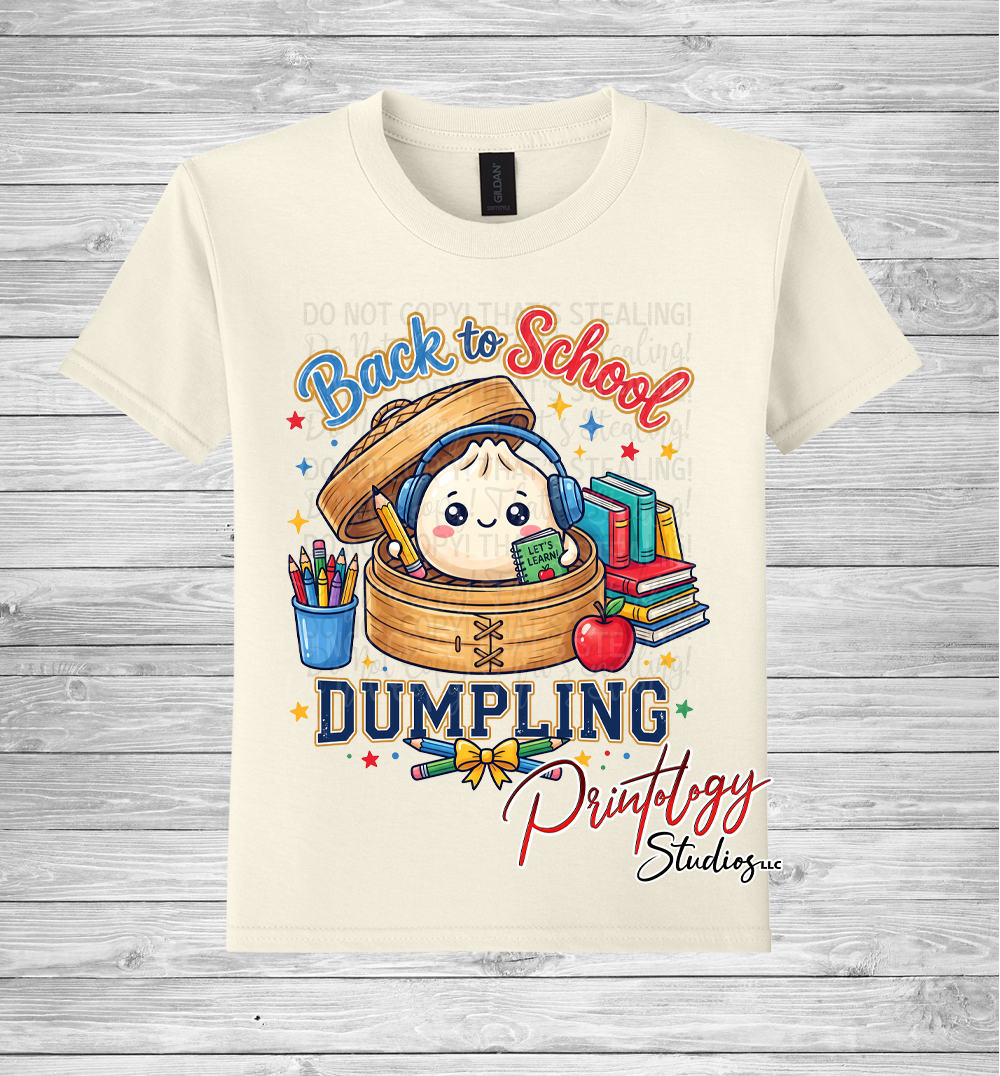 Youth Back To School Dumpling Shirt