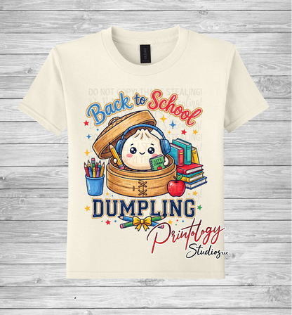 Youth Back To School Dumpling Shirt
