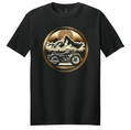 Vintage Motorcycle & Mountain T-Shirt