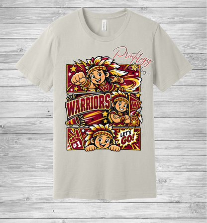 Callahan Warriors - Boy - Comic Style Tee - CIS