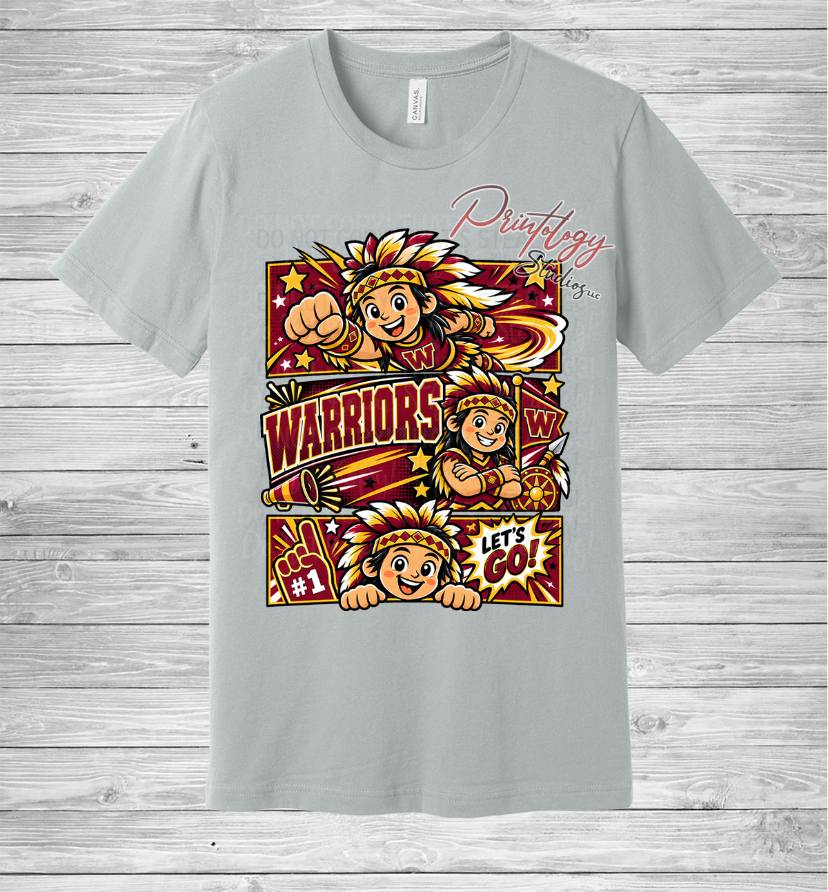 Callahan Warriors - Boy - Comic Style Tee - CIS