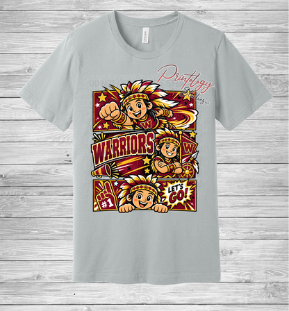 Callahan Warriors - Boy - Comic Style Tee - CIS
