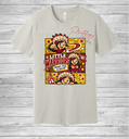 Callahan Little Warriors With Brown Haired Girl Comic Style Tee