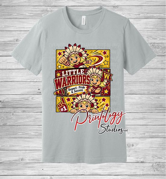 Callahan Little Warriors With Boy Comic Style Tee