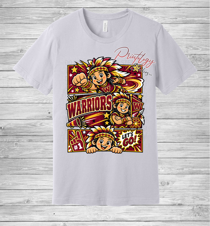 Callahan Warriors - Boy - Comic Style Tee - CIS