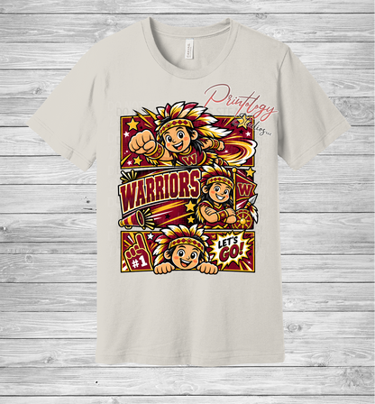 Callahan Warriors - Boy - Comic Style Tee - CIS