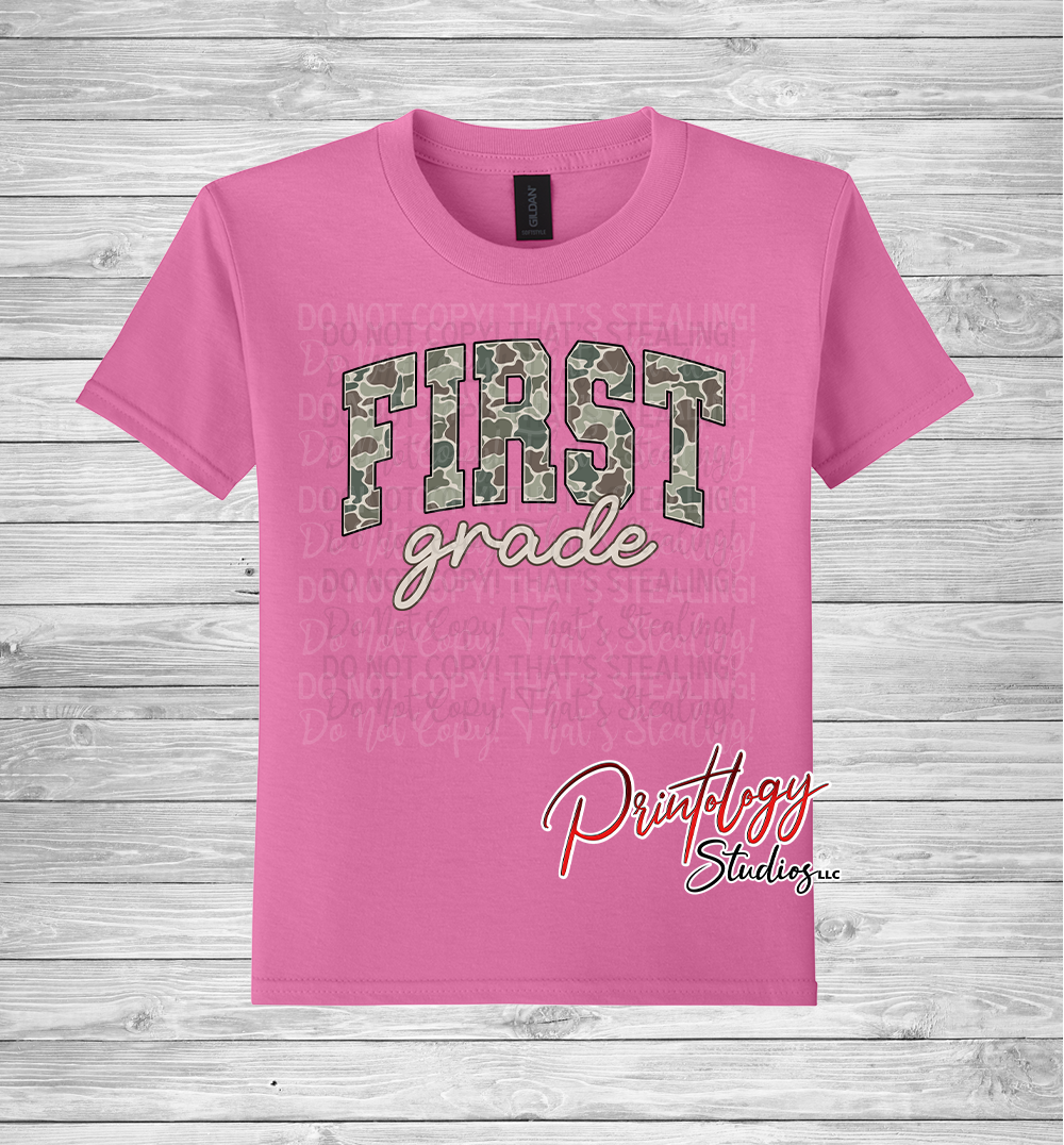 Youth First Grade Camo Tee