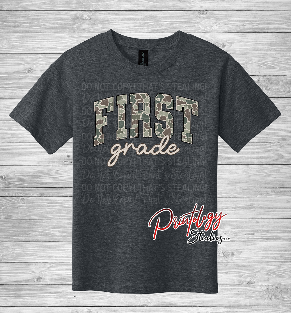 Youth First Grade Camo Tee