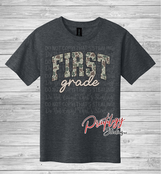 Youth First Grade Camo Tee