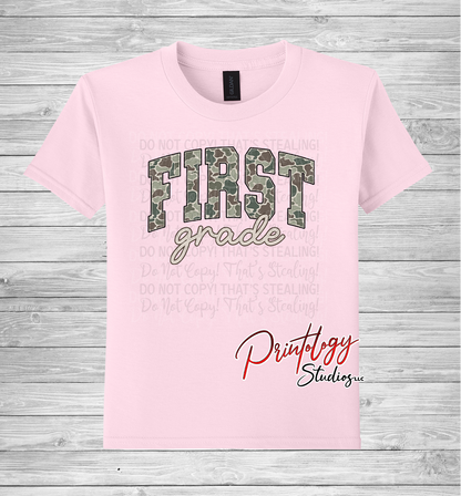 Youth First Grade Camo Tee
