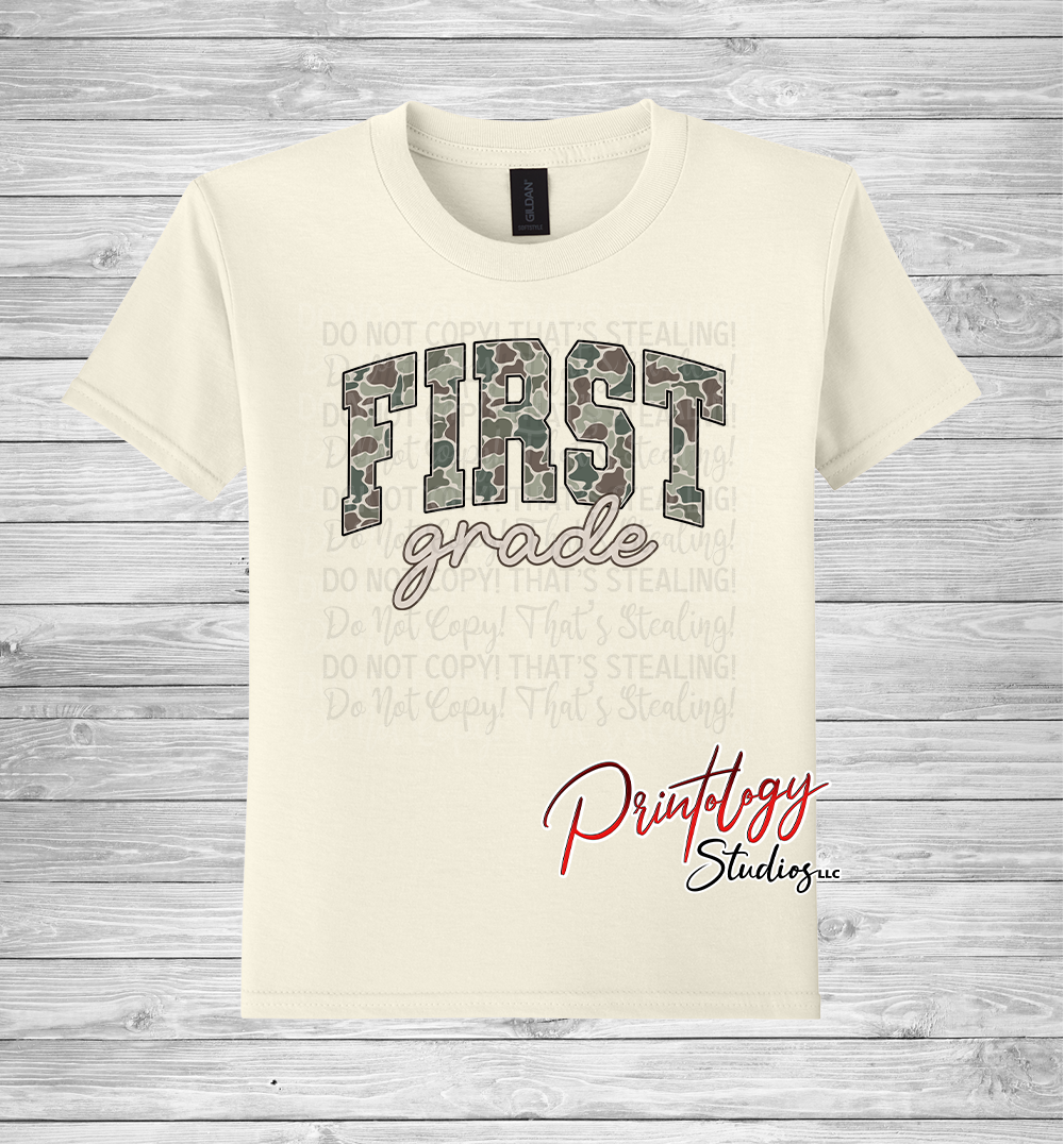 Youth First Grade Camo Tee