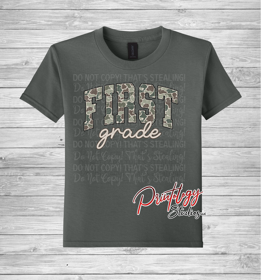 Youth First Grade Camo Tee