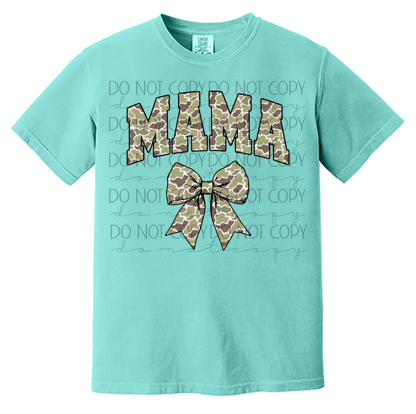💚 Camo Mama Comfort Colors Tee