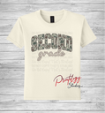 Youth Camo Second Grade Tee