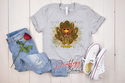 Camo Turkey – Thanksgiving DTF Transfer