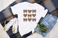 Leopard Heart & Bow Coquette DTF Transfer