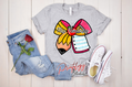 Personalized Coquette Teacher Pencil Bow – DTF Transfer