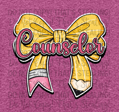 Counselor Bow T-Shirt