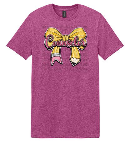Counselor Bow T-Shirt