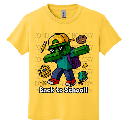 Youth Dabbing Creeper Back to School Shirt