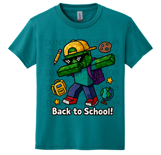 Youth Dabbing Creeper Back to School Shirt