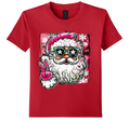 Youth Doodle Santa Christmas T-Shirt