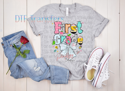 First Grade Coquette Design