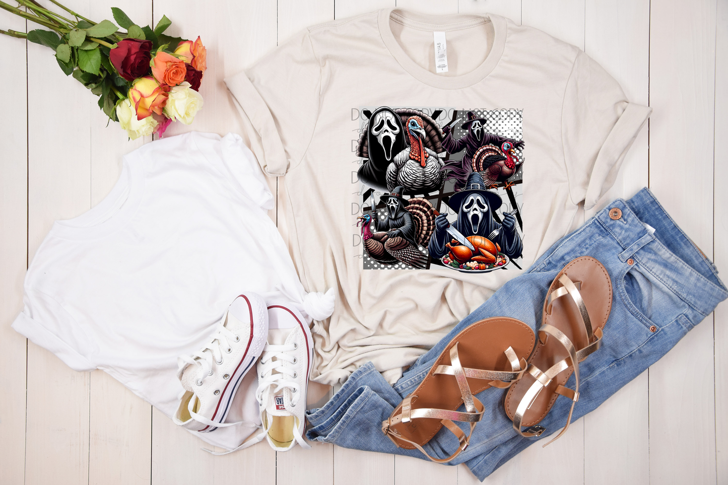 Horror Thanksgiving DTF Transfer