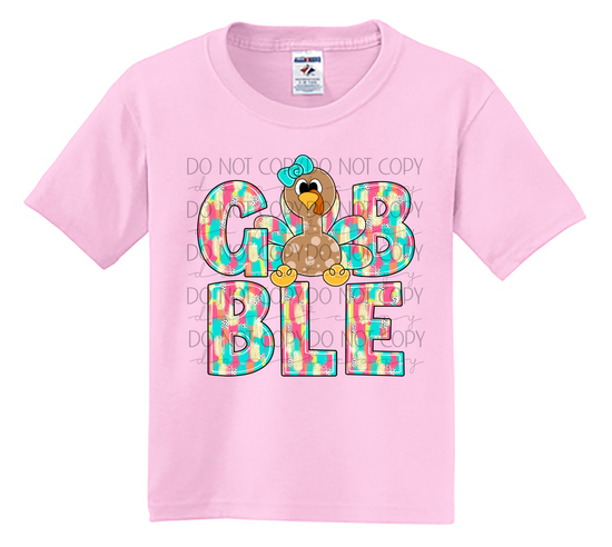 Youth “Gobble” Turkey Tee