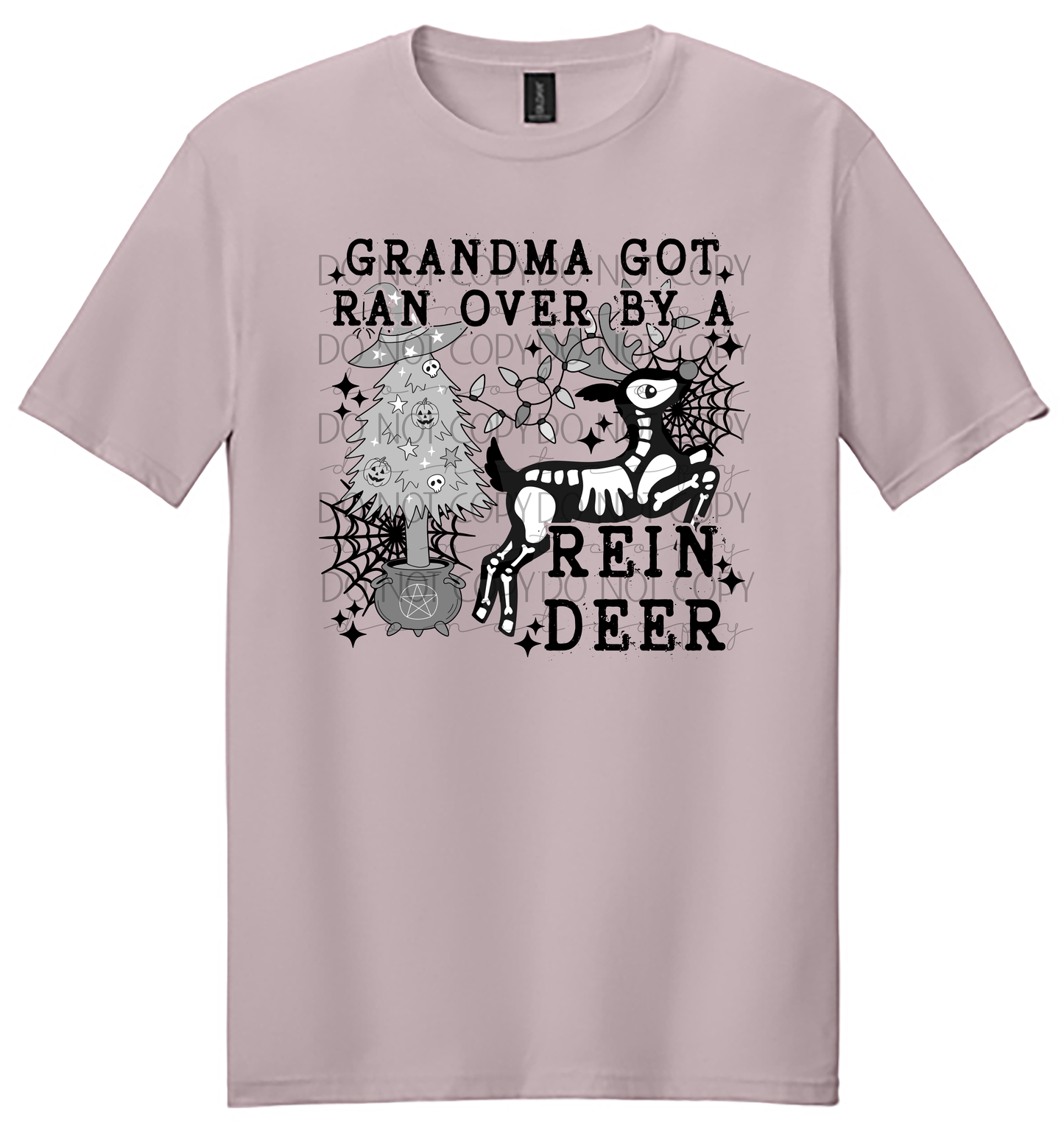 “Grandma Got Ran Over By a Reindeer” Gothic Christmas Tee