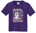 Youth Happy First Day of School Unicorn Tee